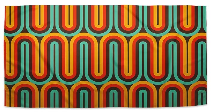 Sablio Uterák Retro vlny - 50x100 cm