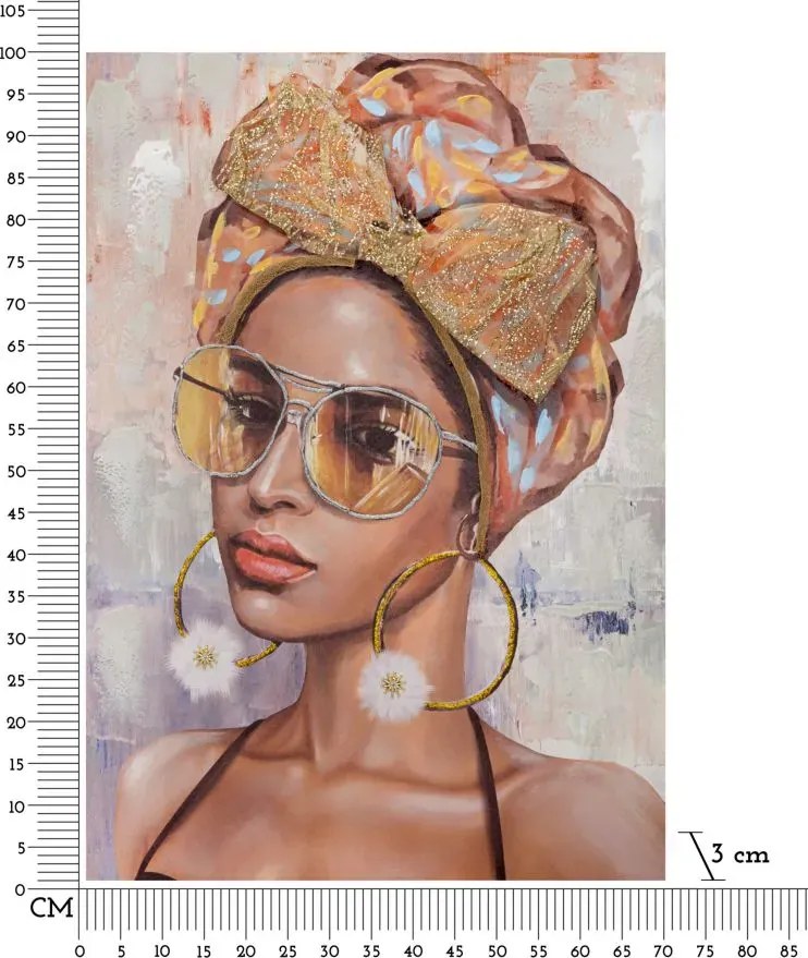 Obraz Jennifer B 70x100 cm viacfarebný