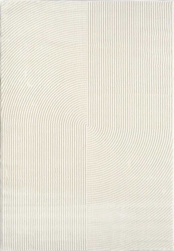 Angel Carpet, Kusový koberec Zafiro 19 Beige, 80x150, béžová, kancelária