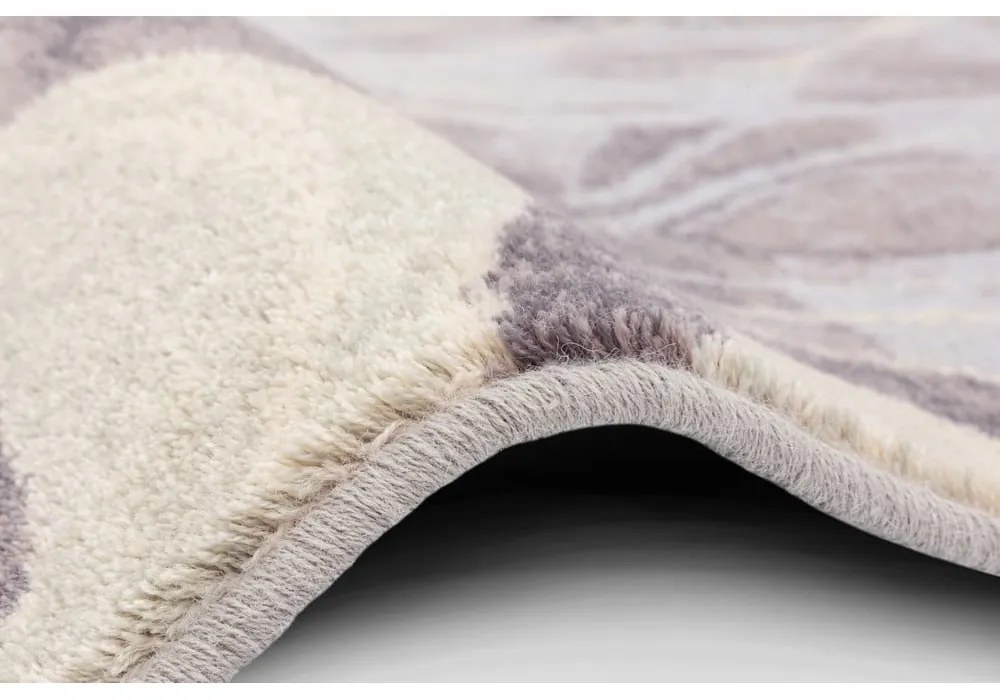 Sivý vlnený koberec 133x180 cm Agate – Agnella