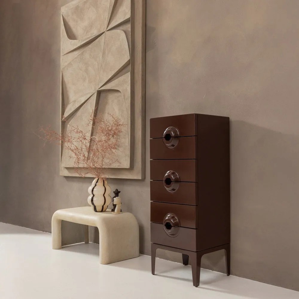 Krémové konferenčné stolíky v súprave 2 ks v dekore kameňa 42x92 cm Stani – WOOOD