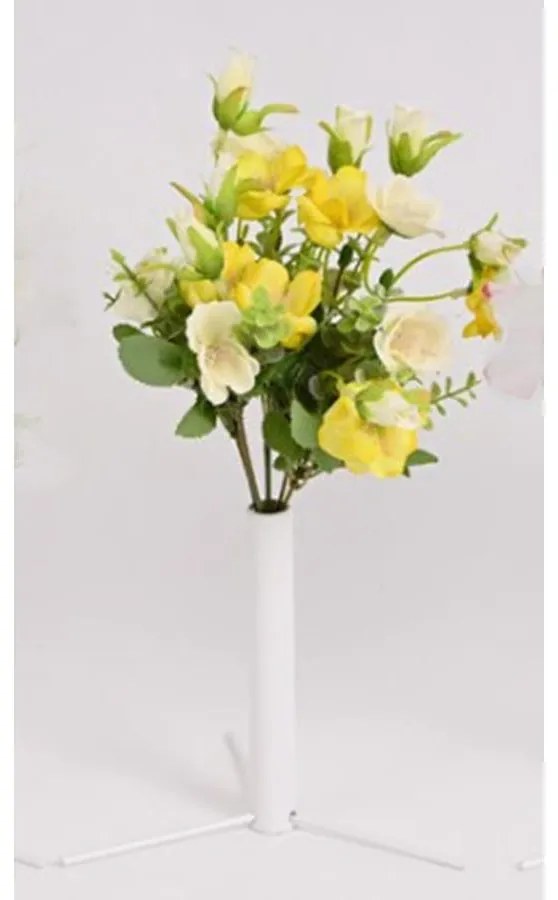 kytica z mini planých ruží, 29 cm, žltá