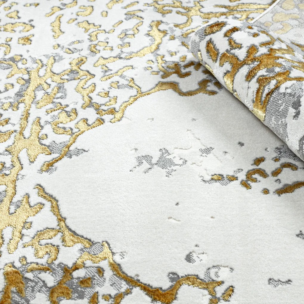 Kusový koberec Allure 1961 gold/white, 180x270, žltá, kancelária, Dywany Łuszczów