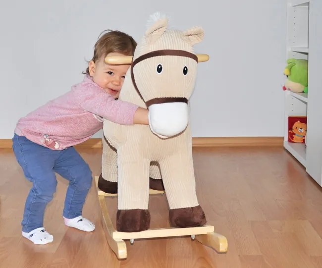 Hojdací koník Pony ružový