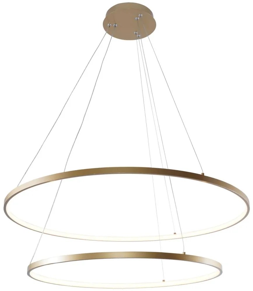 Zuma Line 2023200-GD - LED Luster na lanku BRENO LED/60W/230V 3000/4000/6000K