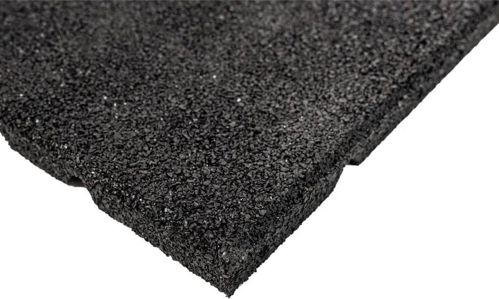 Gumová dlaždica ASLON 50 x 50 cm, čierna