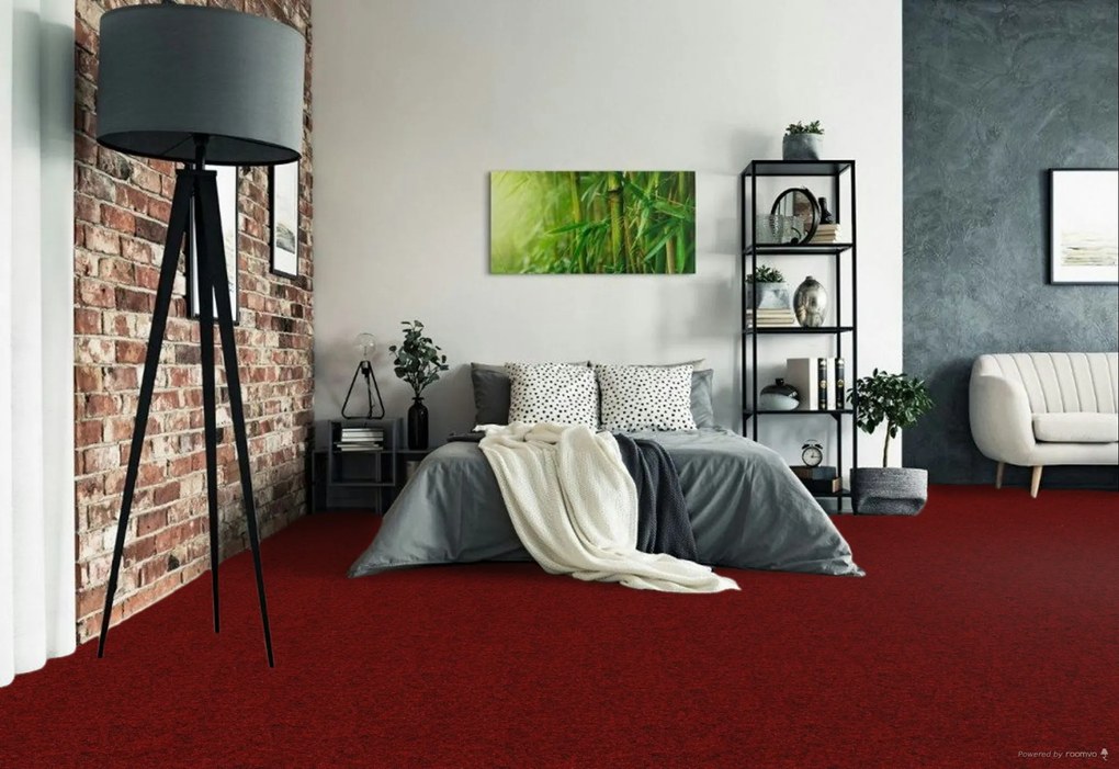 Beaulieu International Group, AKCIA: 50x310 cm Koberec metráž Primavera 353, šíře, červená, resine, chodba / predsieň