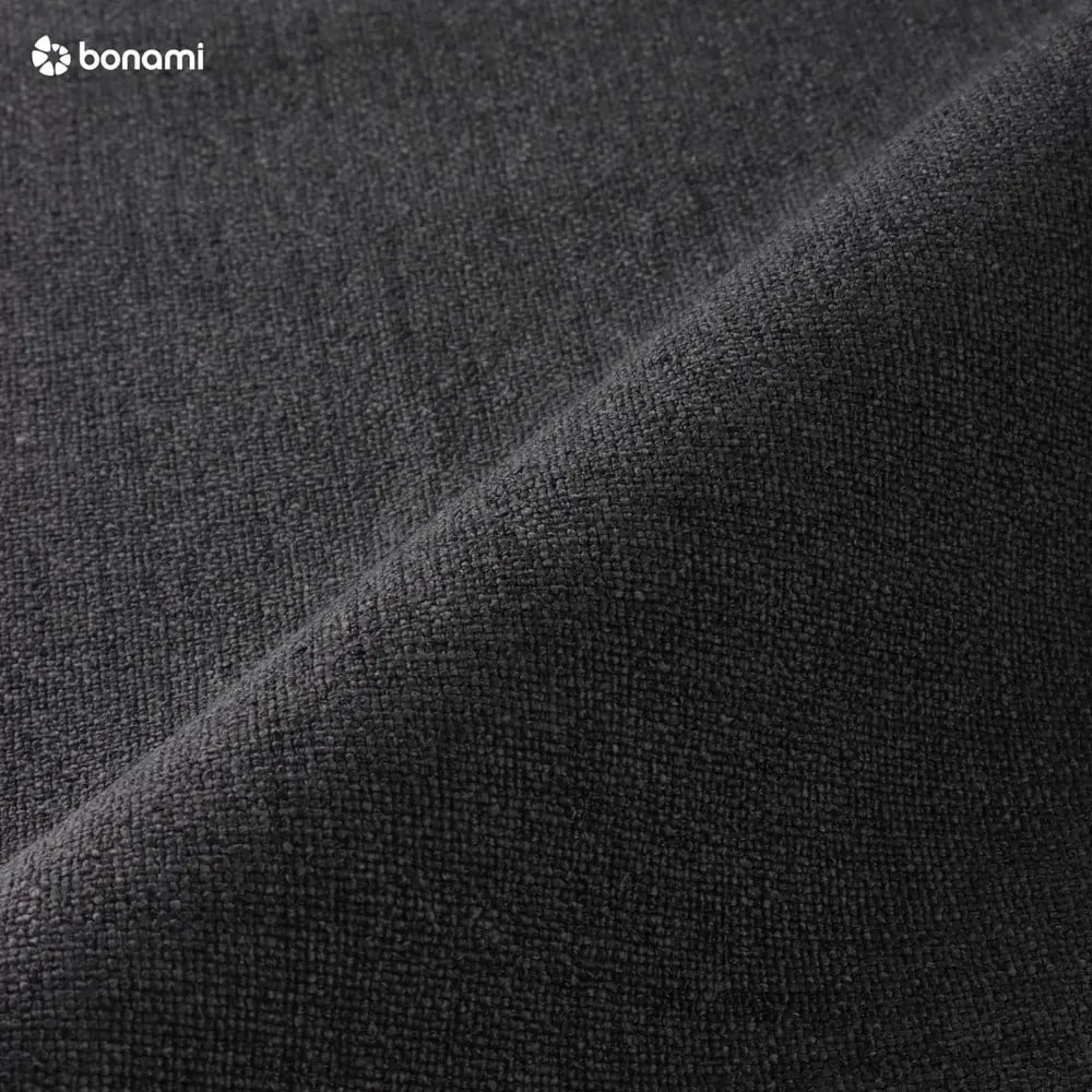 Antracitová čalúnená dvojlôžková posteľ bez roštu 180x200 cm Mattis – Meise Möbel