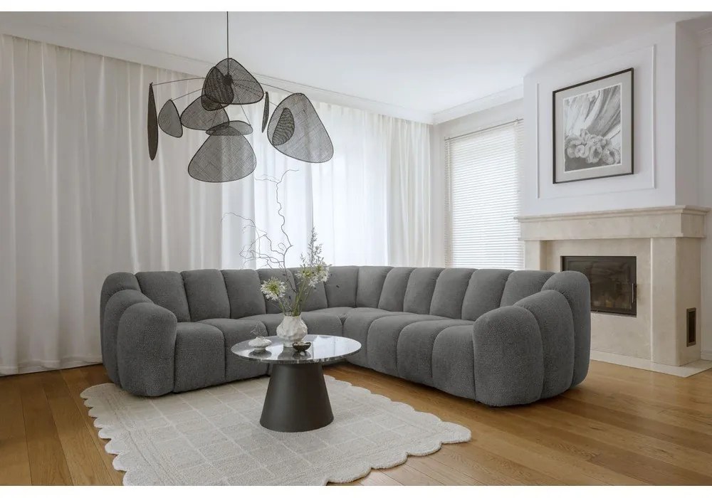 Sivá rohová pohovka Shell – Miuform