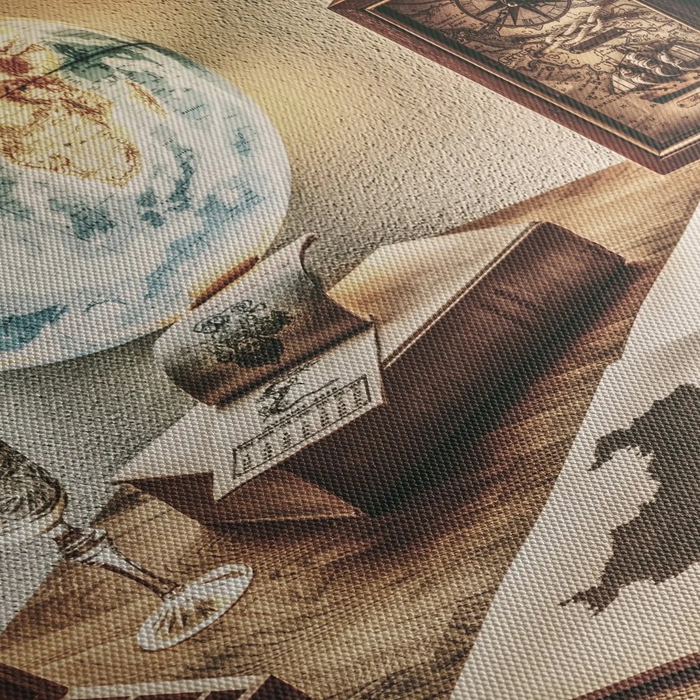 Obraz - cestovateľský stôl (120x50 cm)