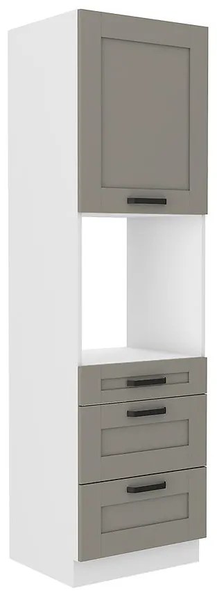 Kuchynská skrinka Luna claygrey/biela 60DPS-210 3S 1F