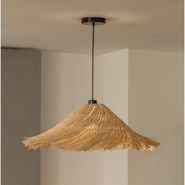 Brilagi - LED luster na lanku CERIA BOHO 1xE27/40W/230V priemer 70 cm ratan