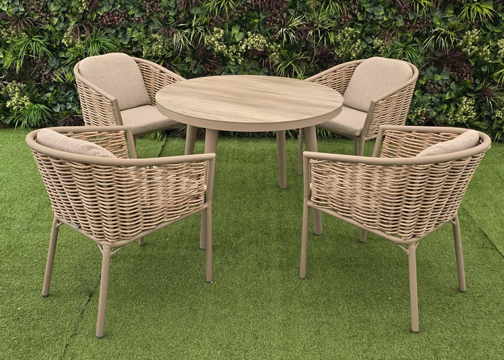 Záhradné sedenie LEVARD MARDY 100 svetlohnedé