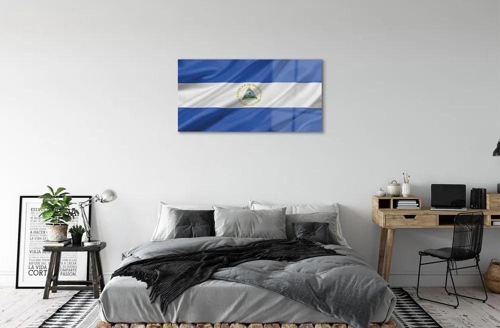 Sklenený obraz vlajka 140x70 cm