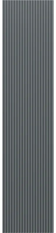 Mexen Rivel, kúpeľňový podstavec 35 cm, 1 dvierka, s drážkami, grafitová matná, 91A21-03016-1-BF66