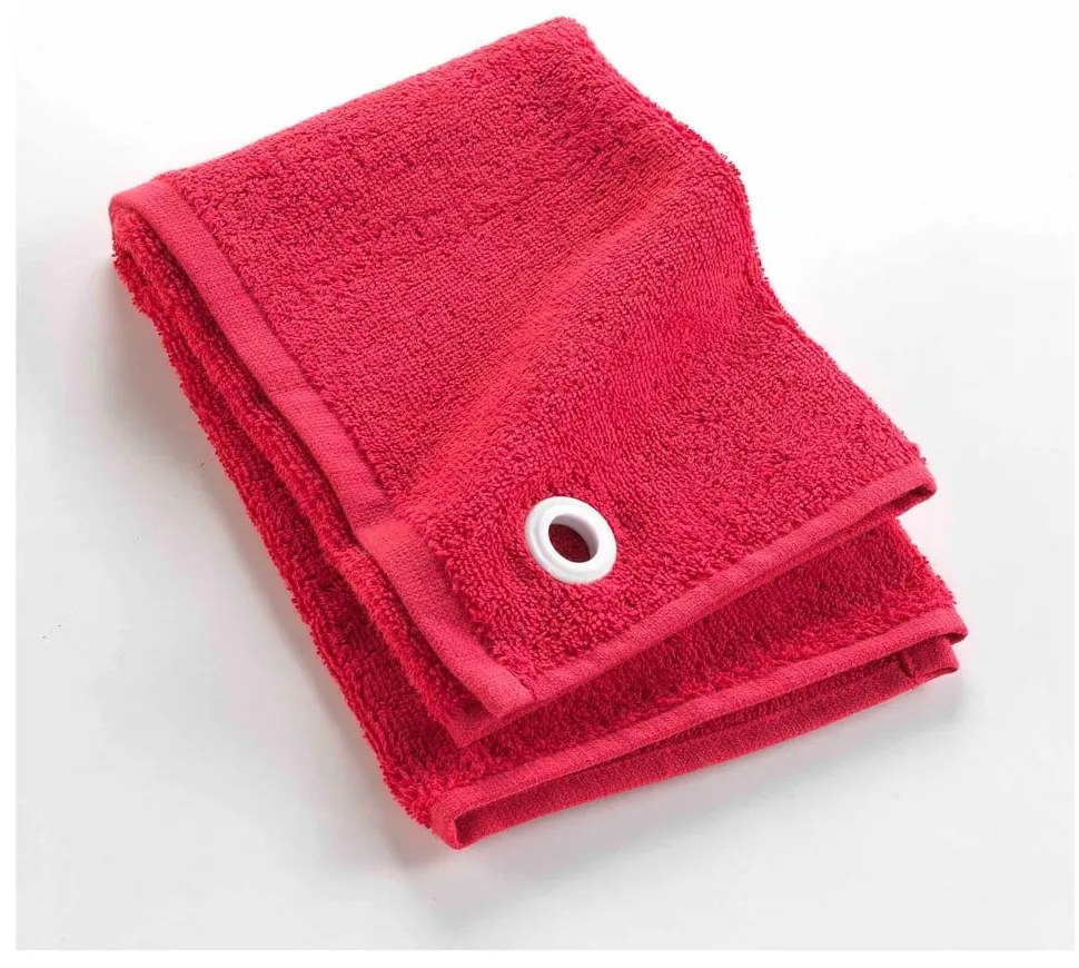 Červený froté bavlnený uterák 50x50 cm Cuistot – douceur d'intérieur