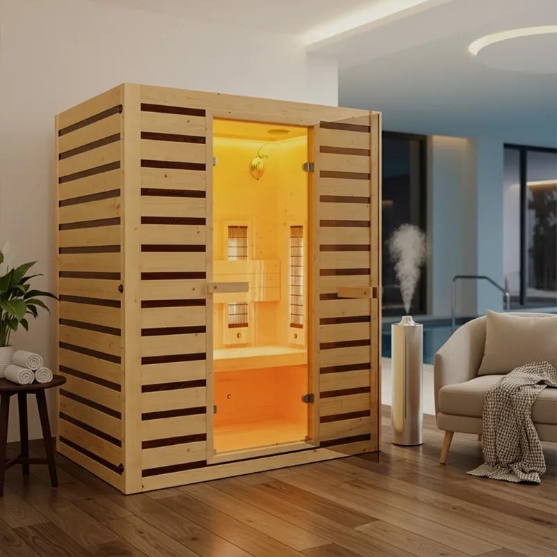 BPS-koupelny Infrasauna Relax HYD-6713 153x110, 3-4 osoby