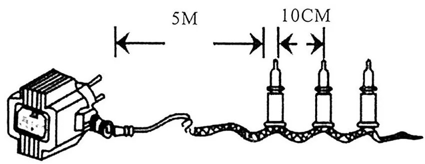 OEM M02047 LED osvetlenie 60 m - farebné, 600 diód