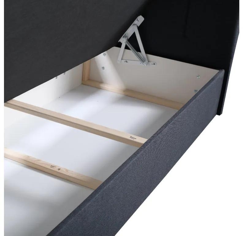 Kondela Boxspringová posteľ, 180x200, sivá, STAR