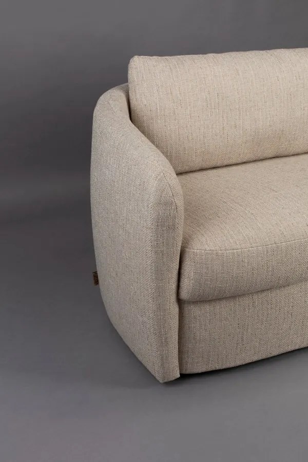 Dutchbone Boho Stone čalúnená sedačka - Tmavosivá