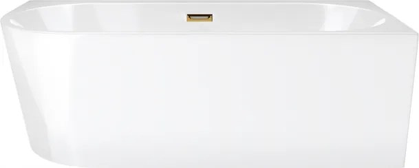 Rohová vaňa Corsan Intero pravá 170 korková, zlatá, široký okraj