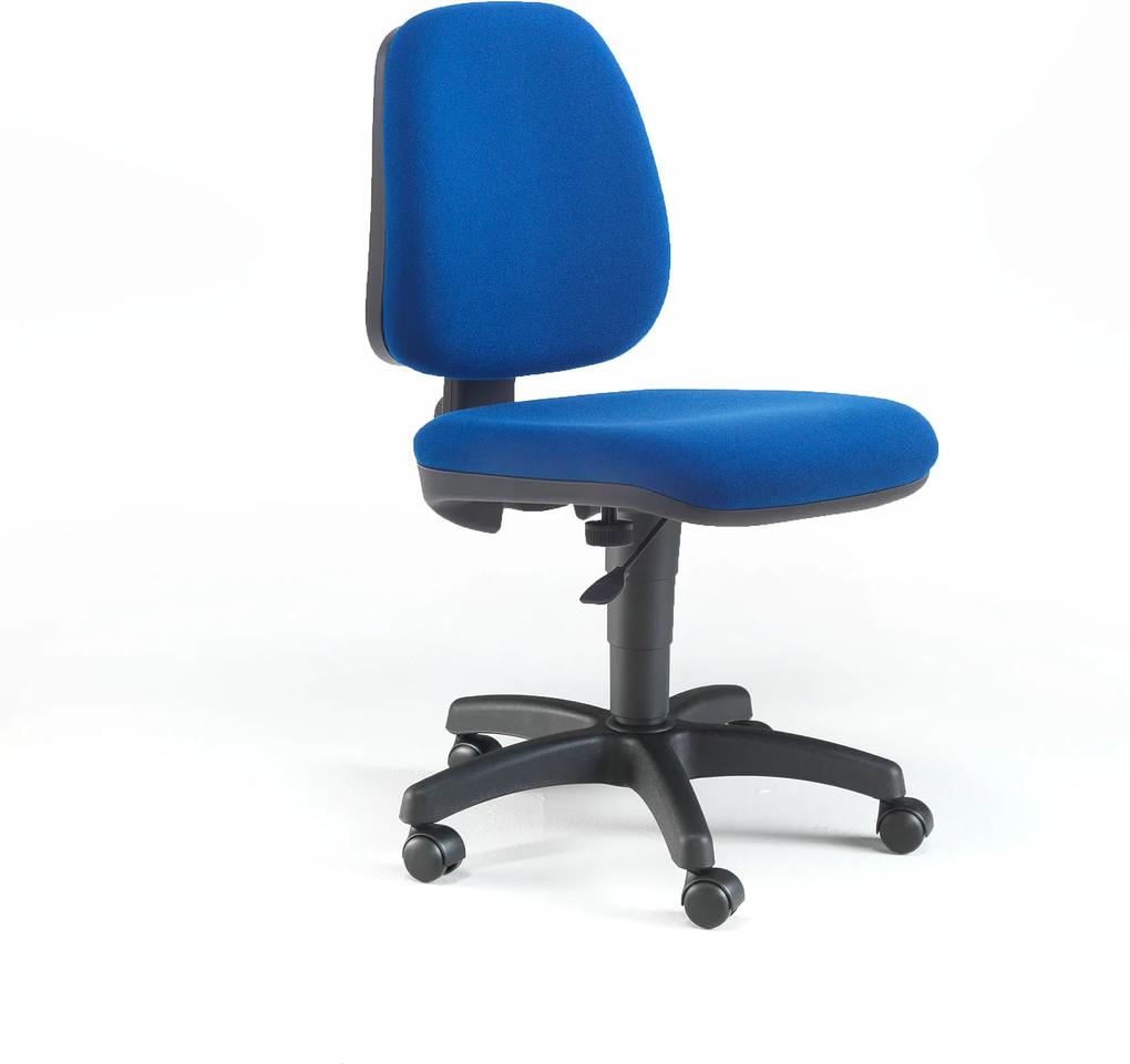 Pracovná dielenská stolička Darwin, výška 430-550 mm, modrá