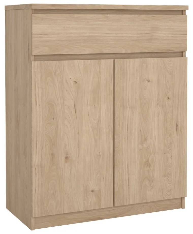 Komoda v dekore duba v prírodnej farbe 80x100x40 cm Naia – Tvilum