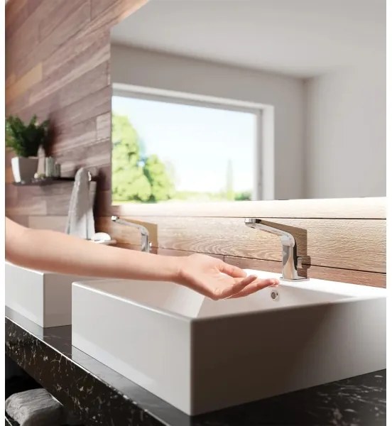 Deante BQH_029V -Bezdotyková umývadlová batéria s reguláciou HIACYNT 230/6V chróm