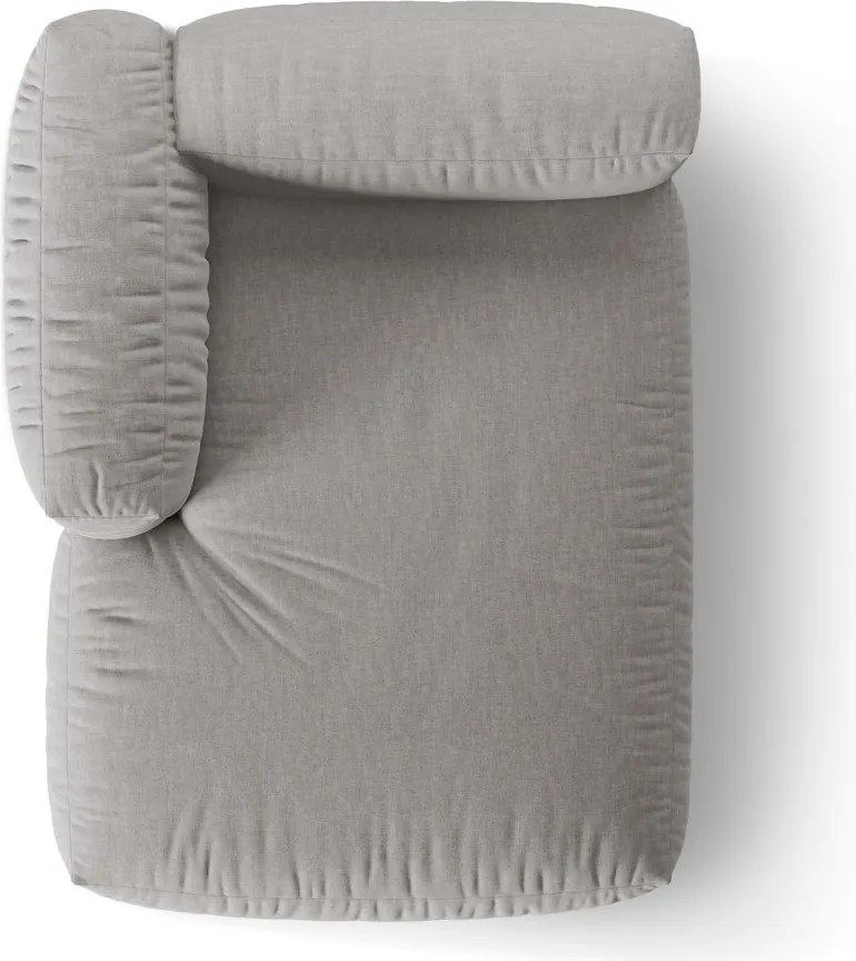 Svetlosivý modul pohovky (ľavý roh) Martina – Micadoni Home