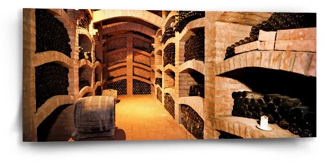 Sablio Obraz Vinná pivnica - 110x50 cm