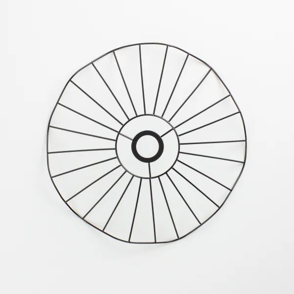 Univerzálne tienidlo CURITIBA, priemer 40 cm, čierne