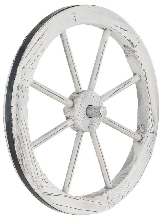 Garthen drevené koleso, štýlová dekorácia - 45 cm