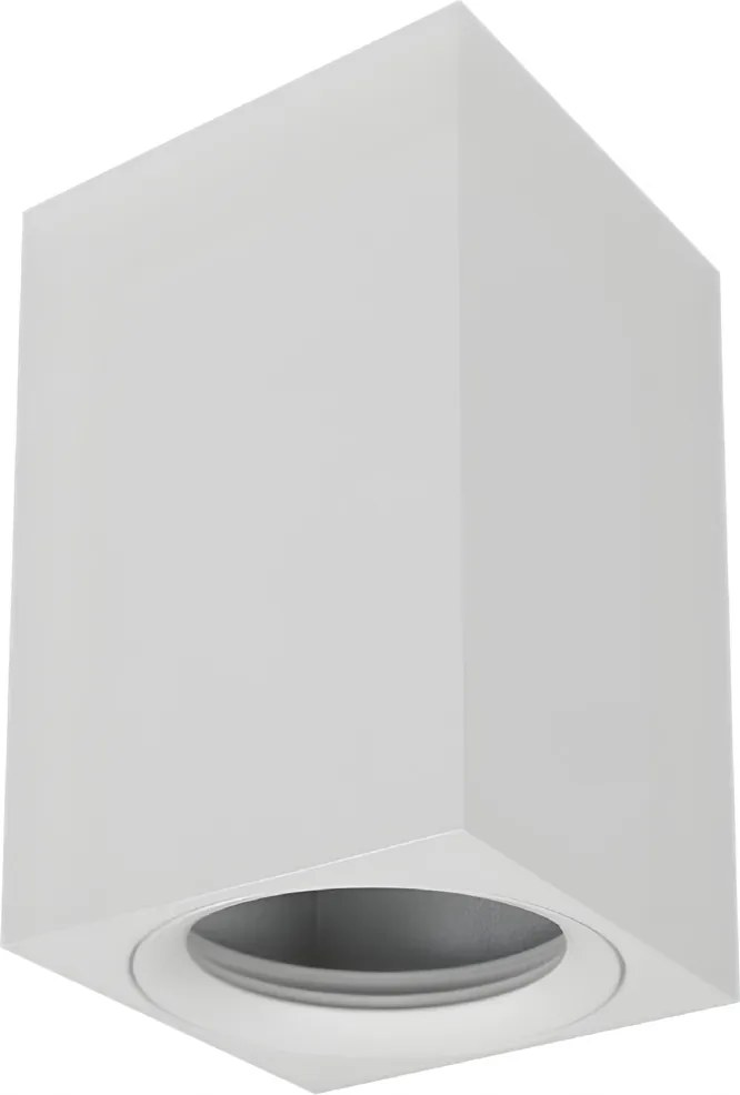 Stropní svítidlo GU10 LED, pohyblivé, 60x100 mm, vysoké bodové světlo, bílé