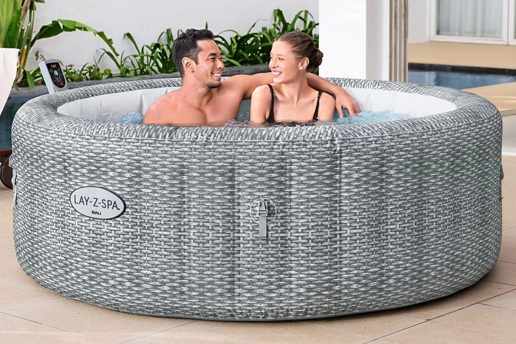 BESTWAY Lay-Z-Spa Bali EnergySense Smart AirJet Vírivka, 196 x 71 cm, 6 osôb 6001N