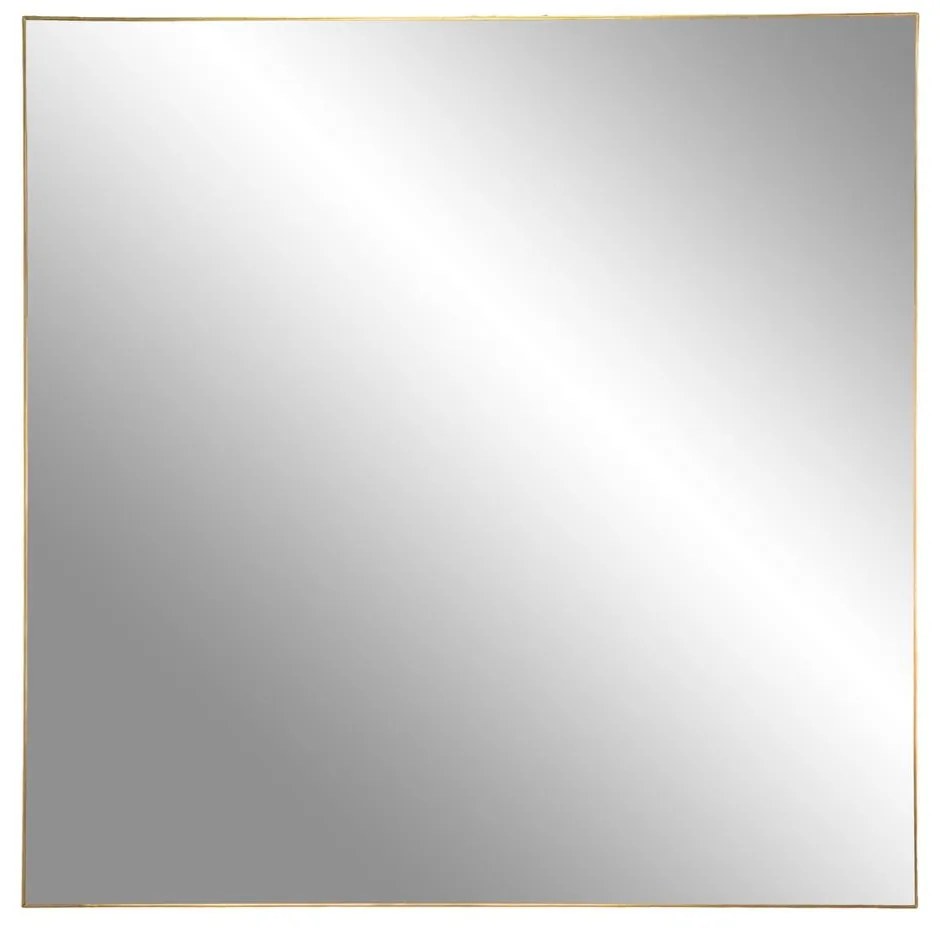 Nástenné zrkadlo s rámom v zlatej farbe House Nordic Jersey, 60 x 60 cm