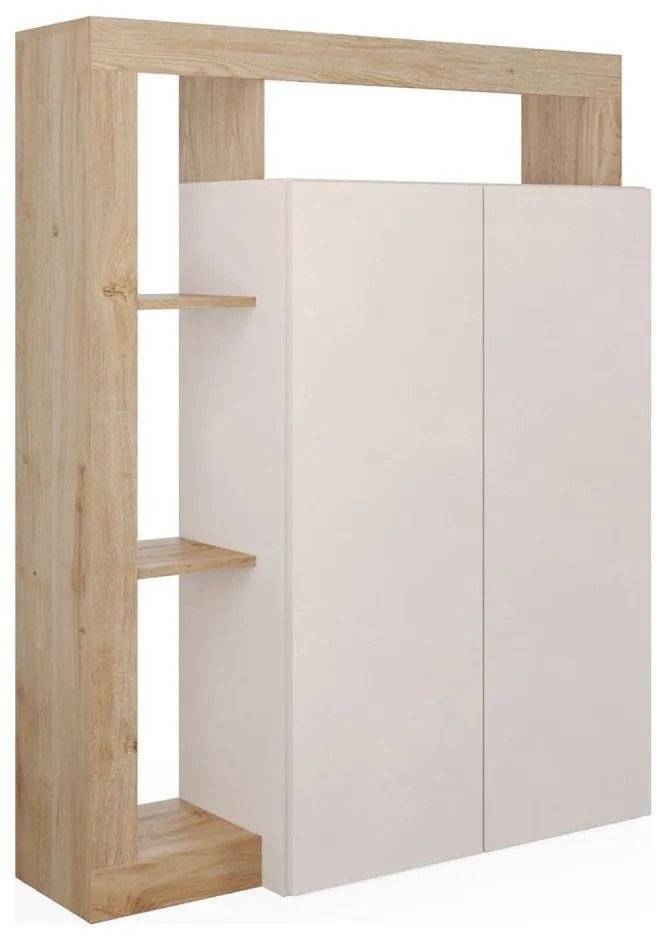 Komoda LENOR kašmír/hnedá