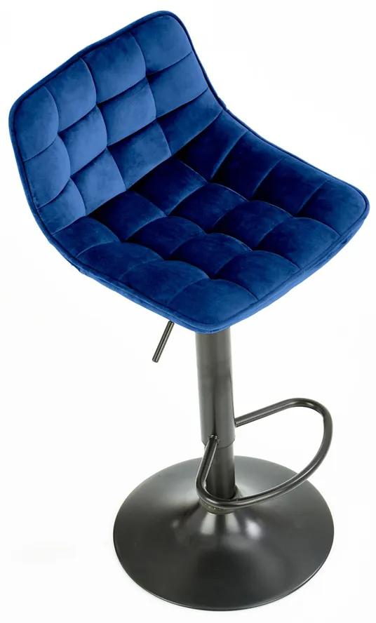 Barová stolička H-95 - granátová / čierna