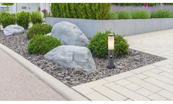 Globo 3158AS - Vonkajšie svietidlo so senzorom BOSTON 1xE27/15W/230V