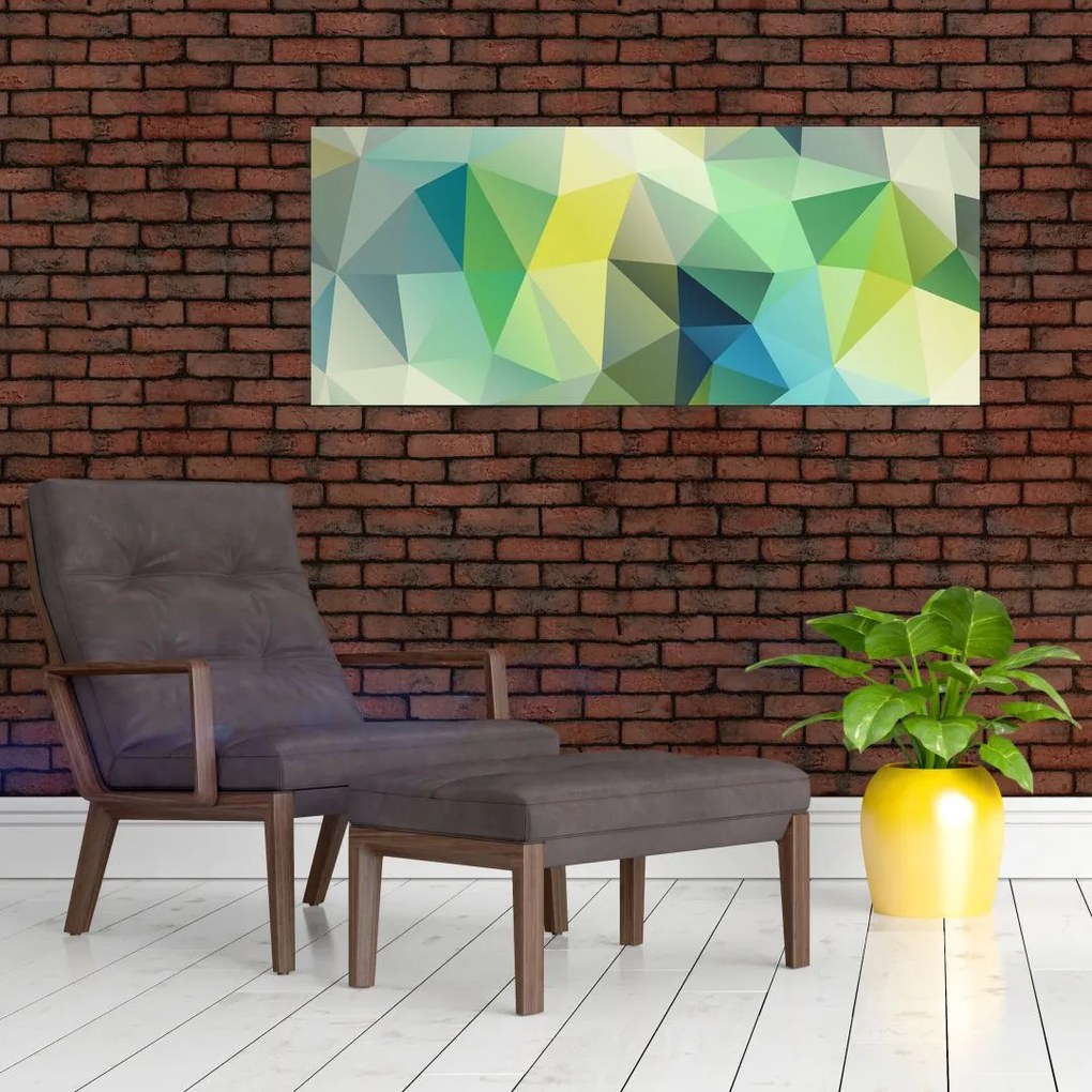 Obraz geometrické abstrakcie (120x50 cm)