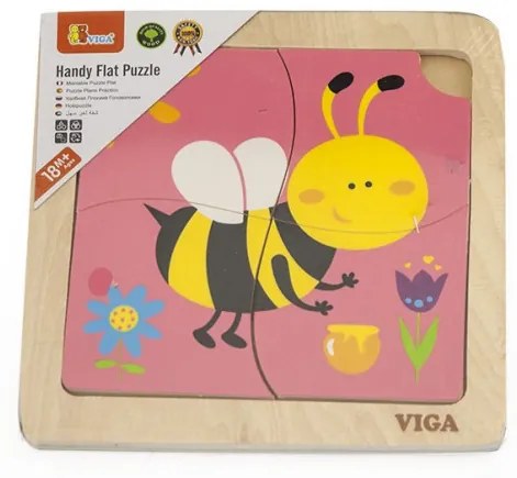 Puzzle na podložke Viga 50138 včielka