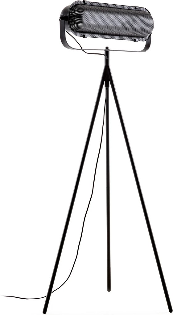 LA FORMA Čierna lampa Arete 147 × 54 × 75 cm