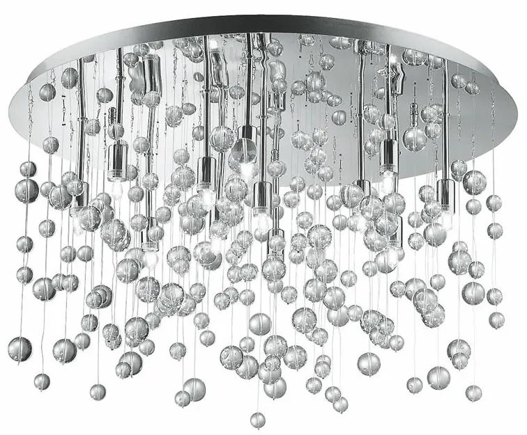 Ideal Lux - LED Stropné svietidlo 12xG9/3W/230V pr. 63 cm chróm