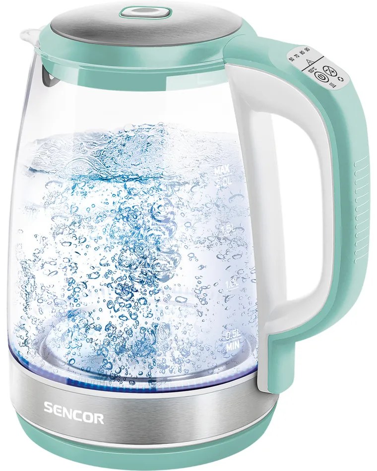 Sencor SWK 2191GR rýchlovarná kanvica s termoreguláciou