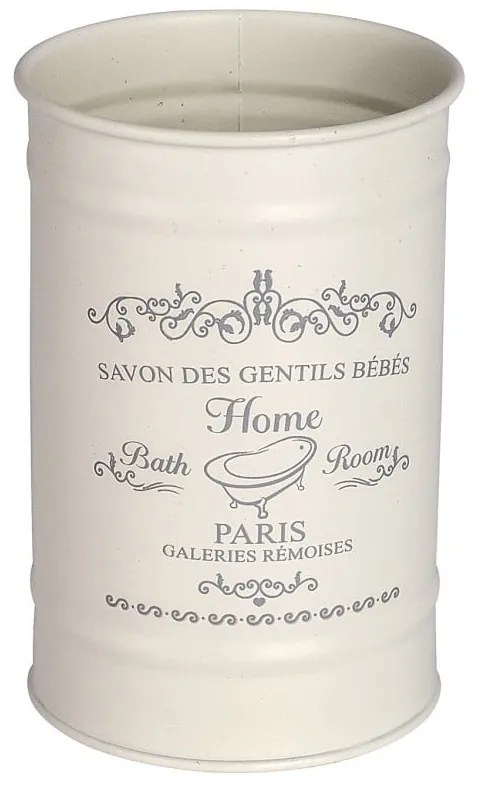 Béžový téglik na zubné kefky Wenko Home