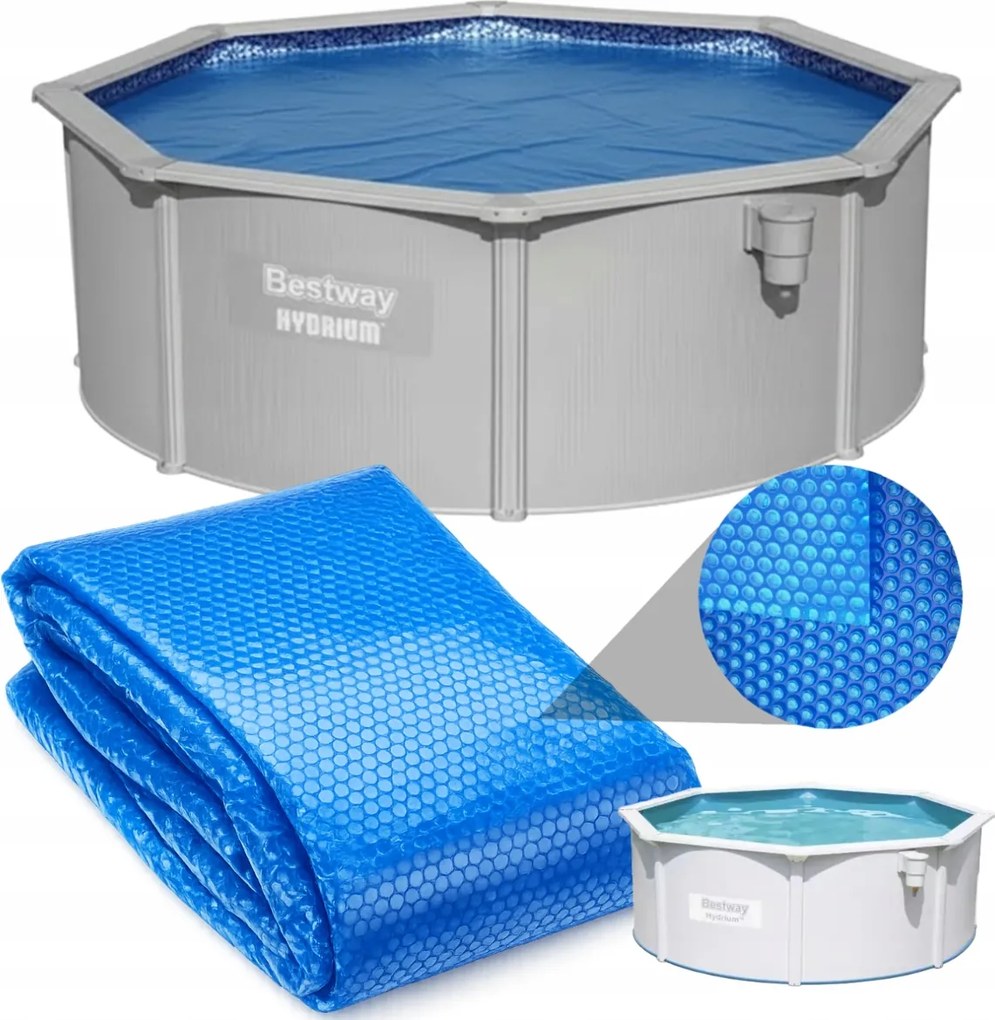 Solárna rohožka Gruba s tepelným krytom bazéna Bestway Hydrium 360 x 120 cm