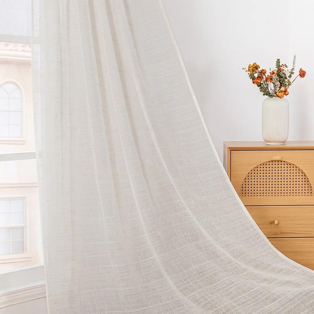 Krémovobiely záves 140x250 cm Drimar – Restilo