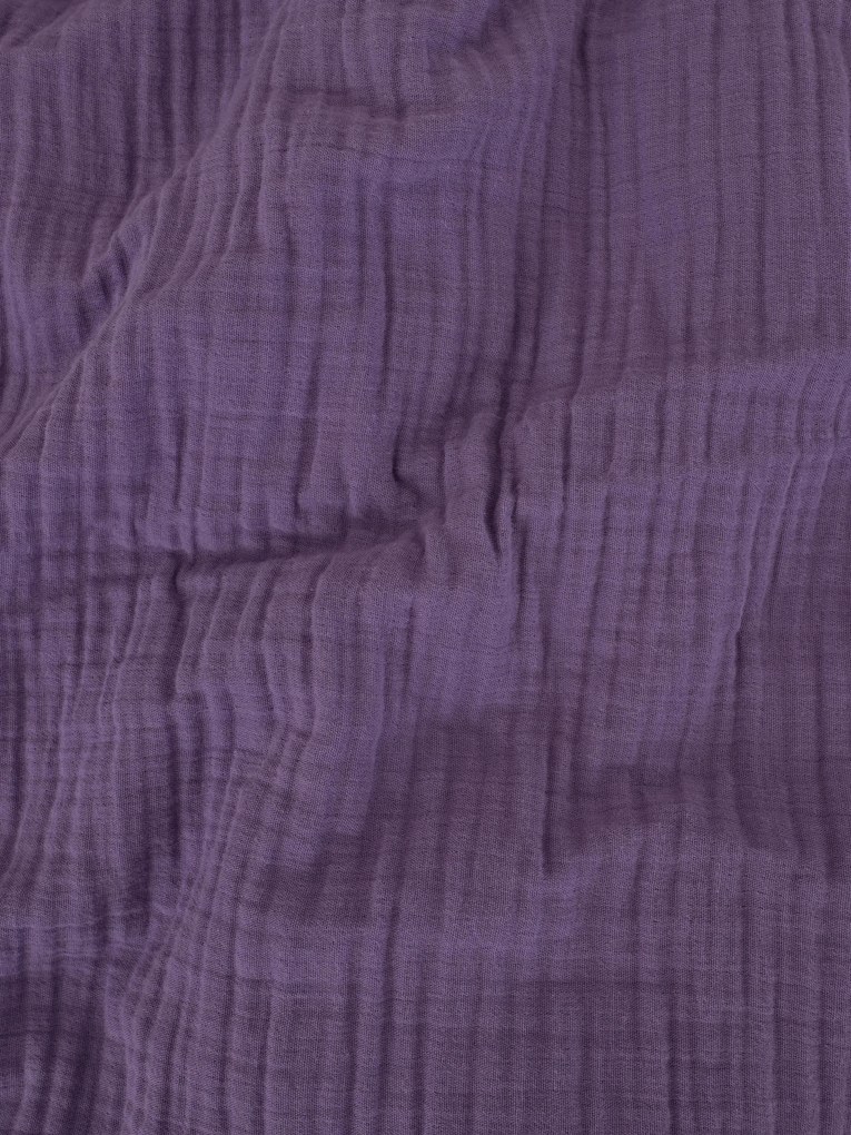 Mušelínová obliečka na vankúš 50 × 70 cm – Alexia levanduľová