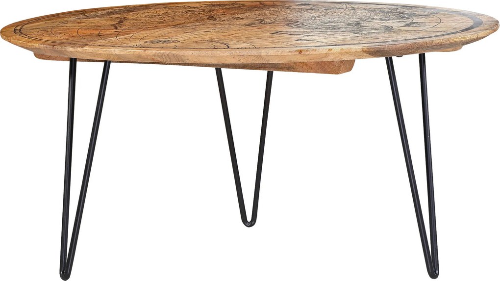 XXXLutz KONFERENČNÝ STOLÍK, hnedá, drevo, 90/90/44 cm Landscape - Stolíky do obývačky - 001877013901