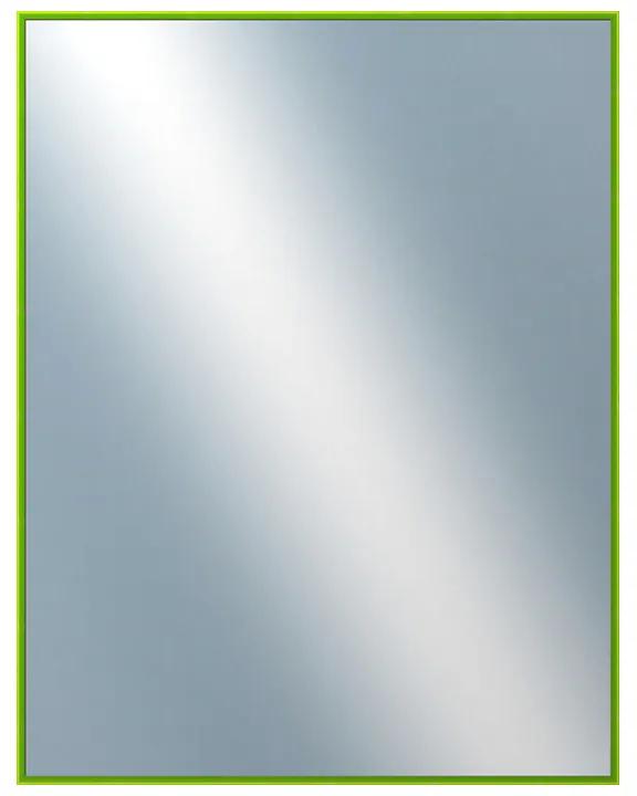 DANTIK - Zrkadlo v rámu, rozmer s rámom 70x90 cm z lišty NIELSEN zelená (7269207)