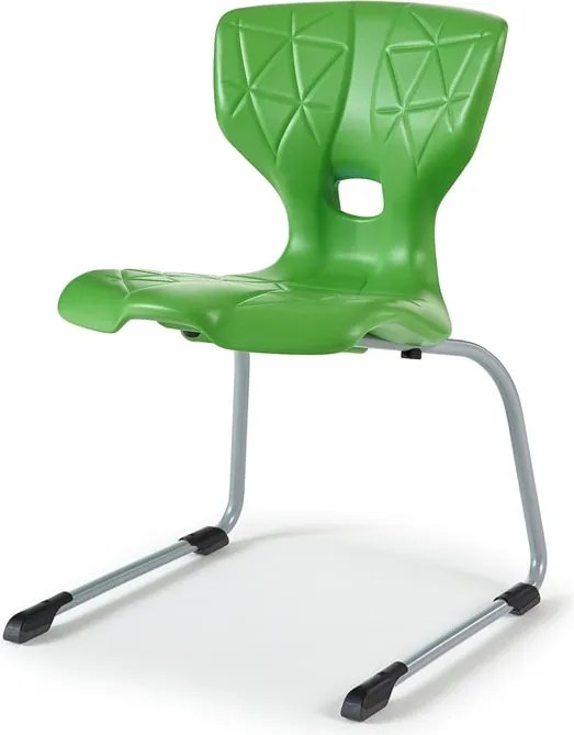 Školská stolička ALDA III, výška 460 mm, zelená